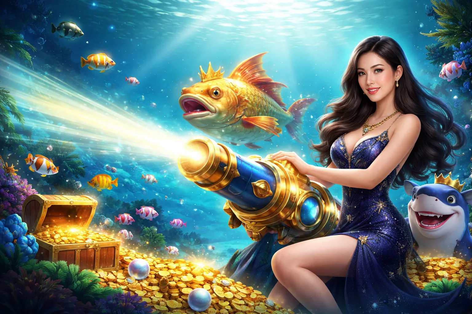 Thế giới bắn cá 79king 78 hiện đang mở với đại dương bao la và kho báu